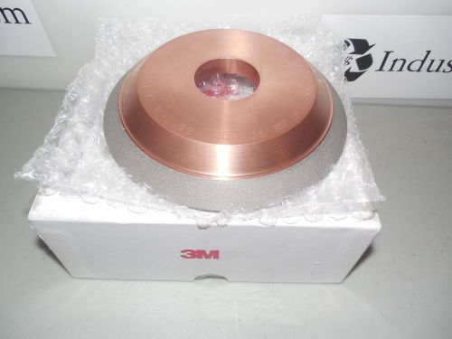 3M 5&#034; x 3/4” CBN B220 Grade 12V9 CNC Grinder Wheel  60-4402-6610-8