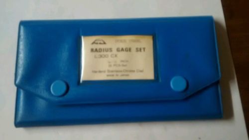 Fuji tool radius gage set L3000 CX