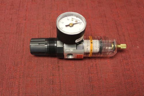 Watts Parker B548-02AGC/M2 Mini Air Filter Regulator with Gauge Used