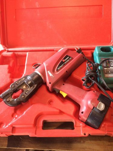 Burndy PAT600C-18V insulated head battery Hydraulic crimper crimping PAT600 tool