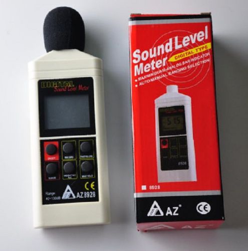 LCD DIGITAL SOUND NOISE LEVEL DECIBEL dB METER 40-130db