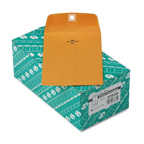 Quality Park Qua-37835 37835 Gummed Clasp Envelope - #35 [5&#034; X 7.5&#034;]