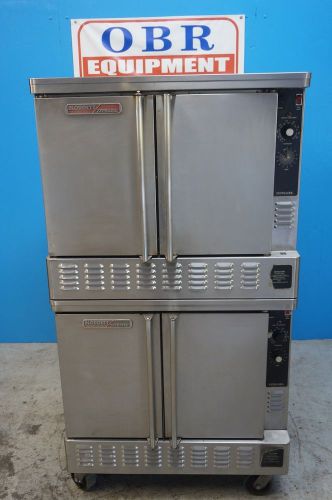 BLODGETT ZEPHAIRE GAS DOUBLE STACK CONVECTION OVEN