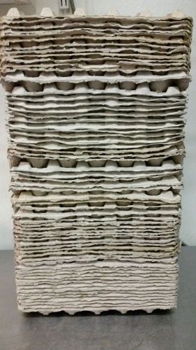 50 PCS EGG CARTONS PAPER TRAYS FLATS  30 CT  EGGS, CRAFTS