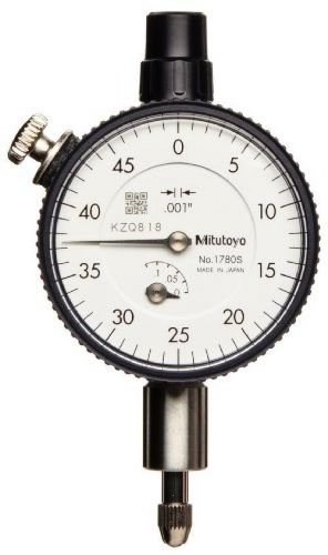 Mitutoyo - 1780S Dial Indicator, #4-48 UNF Thread, 0.375&#034; Stem Dia., Lug Back,