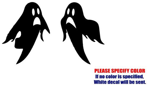 Halloween ghost decal sticker jdm funny vinyl car window bumper laptop truck 12&#034; for sale