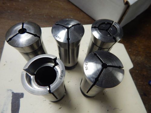 Hardinge # 5C-E2 Collets Lot of 5 Pcs