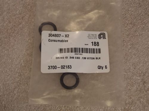 AMAT 3700-02183 O-Ring ID .546 CSD .139 VITON BLK