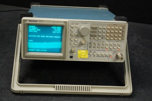 Tektronix 2715 DV3 Cable TV Spectrum Analyzer (9kHz-1.8GHz)