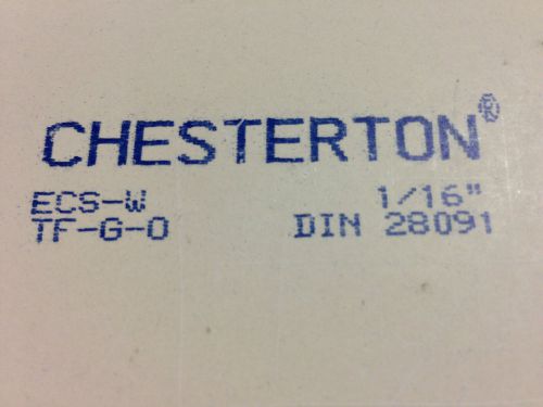 Lot of 5 new chesterton ecs-w ptfe sheet gasket 1/16&#034; x 6&#034; x 6&#034; free priority for sale