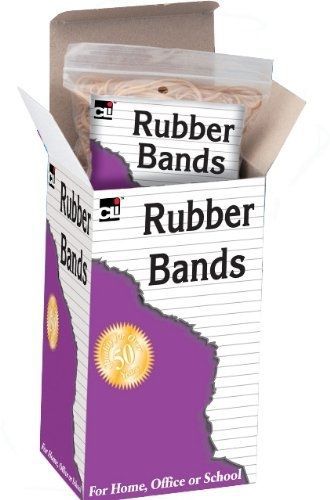 Charles Leonard Inc 56432 (4)x1/4 Lb #32 Beige &amp; Natural Rubber Bands