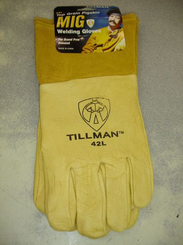 TILLMAN 42L MIG  TIG GLOVES Large Top Grain Pigskin