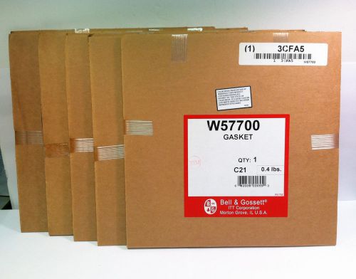 Lot of 5 Bell &amp; Gossett 3CFA5 W57700 C21 Gaskets - New Surplus