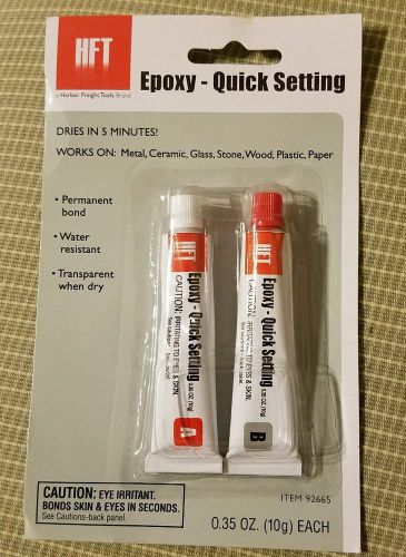 Epoxy  - quick setting harbor freight tools for sale
