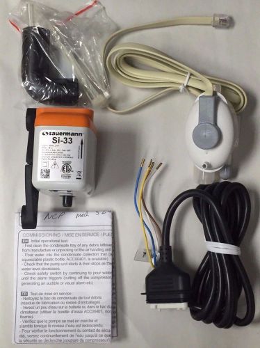 Sauermann si3300sius11, si-33, 120v mini condensate removal pump old stock for sale