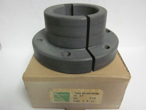 Fort worth qd bushing type sf 2 1/4 bore   1/2 x 1/4  keyseat .......  xx-49 for sale