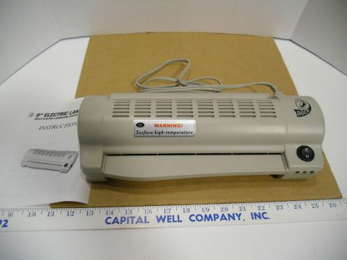 Duck 9&#034; Electric Hot &amp; Cold Laminator Model #32037-03 - EUC