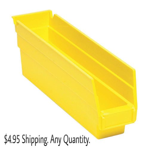 QUANTUM STORAGE SYSTEMS QSB100YL Shelf Bin 11-5/8&#034;L x 2-3/4&#034;W x 4&#034;H Stackable