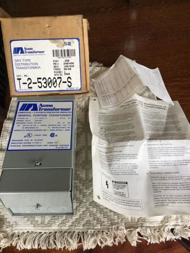 Acme Transformer T253007S NIB