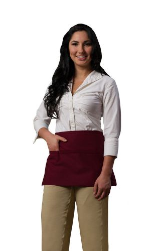 Daystar Apparel Aprons 1 Style 100 three pocket waist waiter apron ~ Made in USA