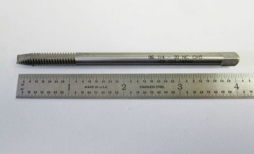 New OSG Tap 1/4&#034;-20 NC HSS GH3 2 Flutes 4&#034; long