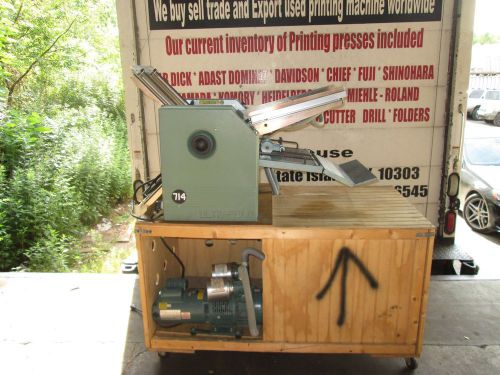 Baum folder air feed folder 14x20   very clean for sale