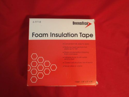 1/8&#034; x 2&#034; x 30 Ft. Black Foam Insulation Tape