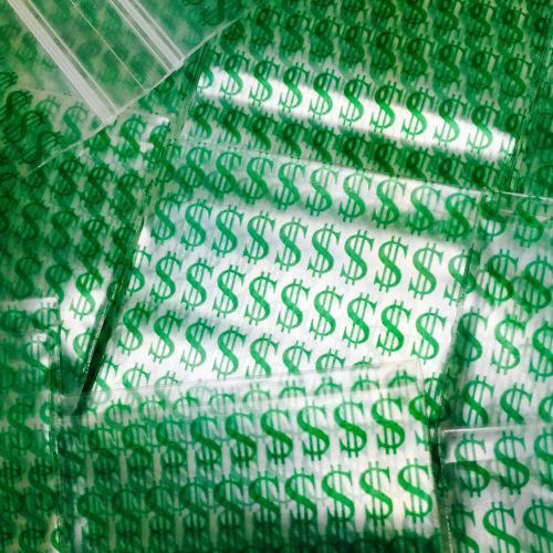 2020 2&#034; X 2&#034; ZIPLOCK PLASTIC BAGS BAGGIES 200 2.5MIL GREEN $ GUARANTEE QUALITY