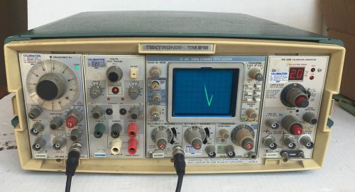 Textronix TM515 Mainframe with FG 502, PS 503A, SC 503 Oscilloscope, PG 506