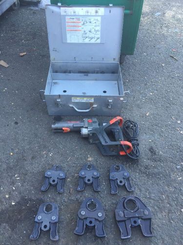 Ridgid Propress CT400 Crimper With 6 Jaws (1/2&#034;-2&#034;) **NICE SETUP**