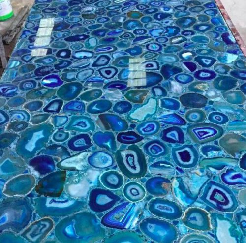 AGATE TRANSLUCENT 110&#034; x 48&#034; SEMI PRECIOUS STONE PANELS