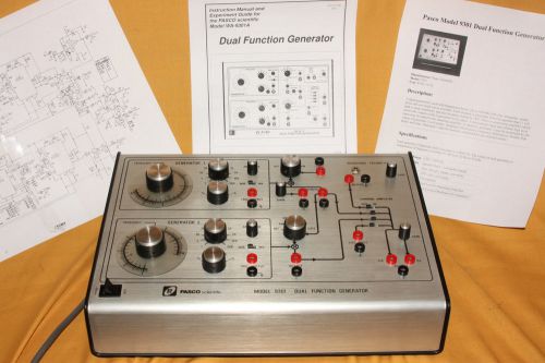 Pasco Scientific Model 9301 Dual Function Generator Signal Mic Input