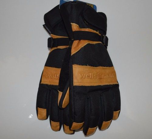 Large Wells Lamont Cold Weather Waterproof Leather palm Gloves