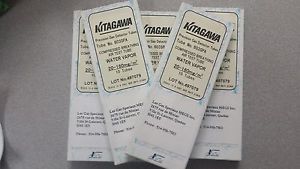 LOT (5) Kitagawa Precision Gas Detector Tubes 603SPA Water Vapor 20-160mg/m3(50)