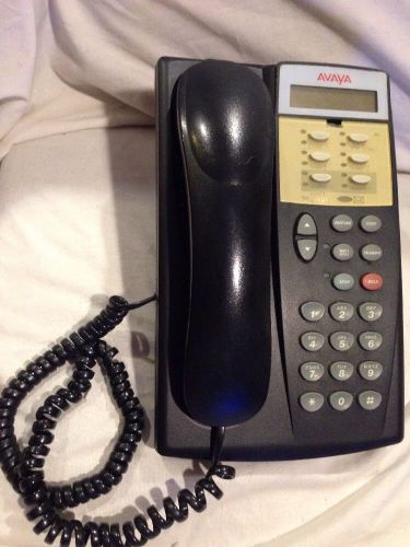 Lucent Avaya Partner 6 Euro 6 Button Display Phone ACS Black Model# 700340169R