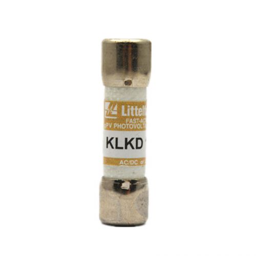 Littelfuse KLKD 3 (KLKD 3A) 3 Amp (3A) Midget Fast Acting Fuse 600V