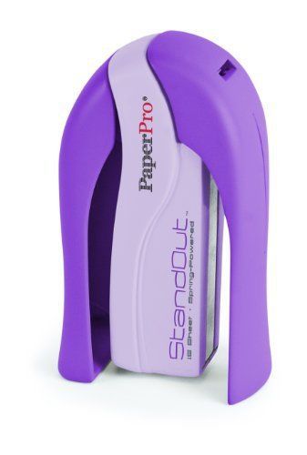 PaperPro StandOut Standup Stapler, Purple (1454)