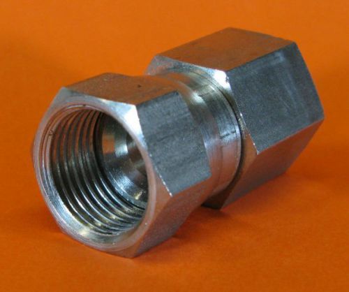 1/2&#034; Female JIC Swivel  x 3/8&#034; Female npt Straight Stainless Swivel Adapter