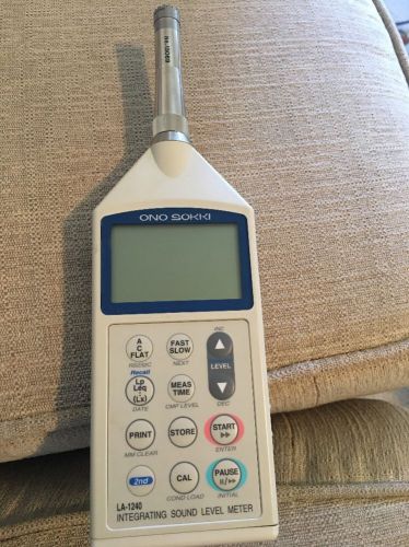 ONO SOKKI LA-1240 Intergrating Sound Level Meter