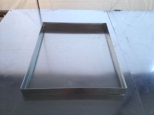 Hvac drain pan 34 x 34 x 2 galvanized 26 gauge sheet metal buy 4 get 1 free for sale