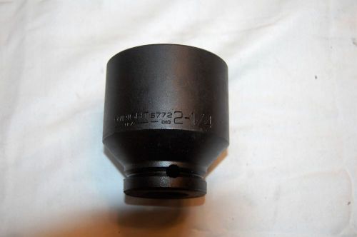 Wright 6772 3/4&#034; Drive 2-1/4&#034; Impact Socket 12 Point