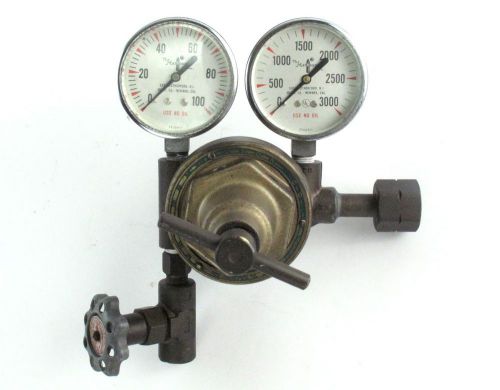 Matheson 8136 Regulator with 63-3133; 63-3112 Gauges