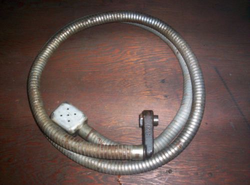 NOS Briggs Stratton Gas Engine Model W WM WMB Exhaust Hose Coupler Nut &amp; Muffler