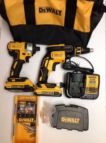 New dewalt drywall screwgun and 1/4&#034; cordless impact driver for sale