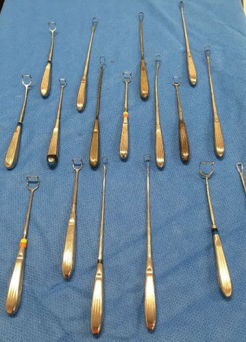 Set of 17 Storz, Weck and more. Instruments