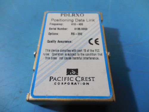 PACIFIC CREST PDLRXO Positioning Data Link Module Freq: 410-430