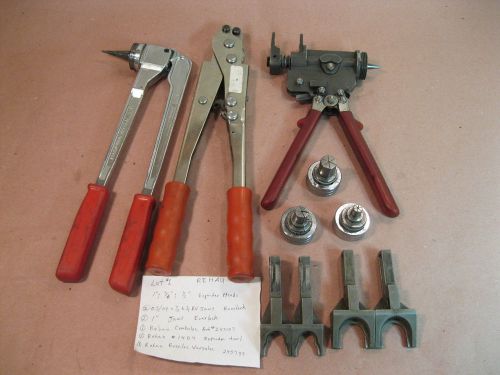 Rehau 3 pc set. versaloc compression comboloc,w/ heads jaws pex pipe l1 germany for sale