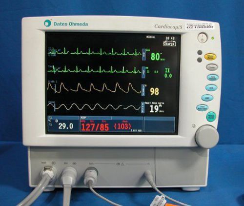 Datex Ohmeda Cardiocap 5 Patient Monitor