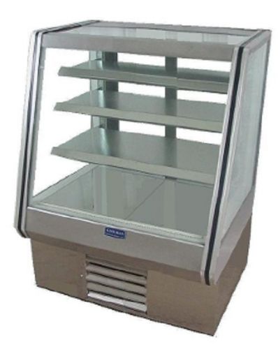 Coolman commercial refrigerated high bakery display case 36&#034; for sale