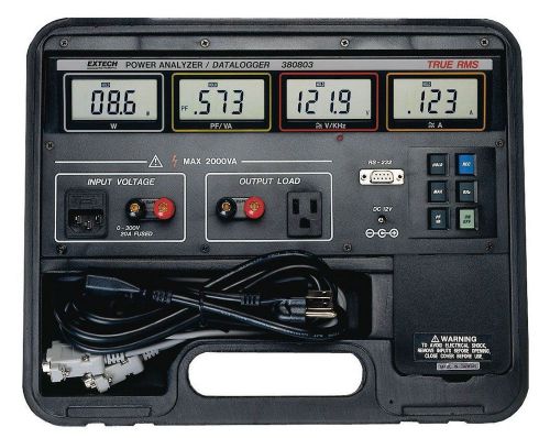 Extech 380803 True RMS Power Analyzer/Appliance Tester + Datalogger